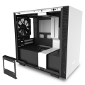 Vỏ case NZXT H210 MATTE WHITE CA-H210B-W1 (Mini Tower/Màu Trắng Đen)