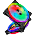 Bộ 2 quạt máy tính 140mm Corsair QL140 PRO RGB LED kèm Node PRO (CO-9050100-WW)