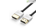 Cáp HDMI 2.0 siêu mỏng dài 0,5M hỗ trợ 4K, 3D Chính hãng Ugreen UG-30475 cao cấp