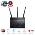 Router Wifi ASUS RT-AC68U (Chuẩn Doanh Nghiệp) Chuẩn AC1900 MU-MIMO Hỗ trợ AiMesh, bảo vệ mạng AiProtection