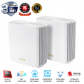 ASUS ZenWiFi AX (2PK) (MESH WI-FI) Chuẩn AX6600 WiFi 6 (802.11ax) AiMesh 360 2 băng tần, MU-MIMO, AiProtection, 510 m2