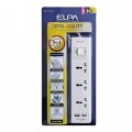 Ổ cắm điện ELPA ESU-VNC33 3 ổ điện, 1 công tắc, 3m, 2xUSB
