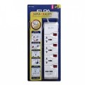 Ổ cắm điện ELPA ESU-VNI33 3 ổ điện, 4 công tắc, 3m, 2xUSB