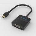 Cáp chuyển Mini Displayport to VGA Vention HBDBB