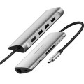 Thiết bị mở rộng USB type-C sang HDMI/Ethernet/Hub USB 3.0/Card SD/TF Ugreen 50516