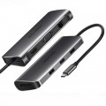 Cáp chuyển đổi từ TypeC sang HDMI + VGA + LAN + USB 3.1 Ugreen 40873