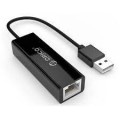 Bộ chuyển USB 2.0 to LAN Orico UTJ-U2 hỗ trợ 10/100Mbps