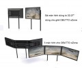 Obutto Bộ gá 3 Màn hình : Triple Monitor Mount