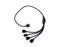 Cable 1 to 4 splitter LED RGB - Dây cáp chia led RGB
