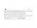 Bàn phím không dây Logitech Wireless Touch Keyboard K400 Plus - Trắng