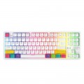Bàn phím cơ AJAZZ K870T Bluetooth White Blue switch