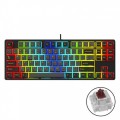 Bàn phím cơ E-DRA EK387FL Polar Night Gateron Brown switch