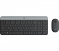 Bộ bàn phím chuột không dây Logitech MK470 USB-Wireless (Màu than chì)