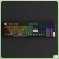 Bàn phím cơ AKKO MonsGeek MG108 Black & Pink Akko V3 Cream Yellow
