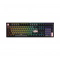 Bàn phím cơ AKKO MonsGeek MG108 Black & Pink Akko V3 Cream Blue switch