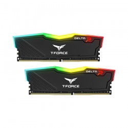 Ram Desktop Team Delta RGB LED Black (TF3D416G3000HC16CDC01) 16GB (2x8GB) DDR4 3000MHz 