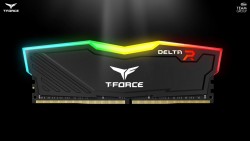 Ram Desktop Team Delta RGB LED Black (TF3D416G3000HC16CDC01) 16GB (2x8GB) DDR4 3000MHz 