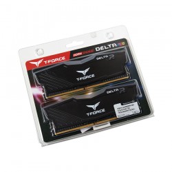 Ram Desktop Team Delta RGB LED Black (TF3D416G3000HC16CDC01) 16GB (2x8GB) DDR4 3000MHz 