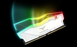 Ram Desktop Team Delta RGB LED White (TF4D416G3000HC16CDC01) 16GB (2x8GB) DDR4 3000MHz 
