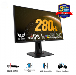 Màn Hình Game ASUS VG279QM 27 inch IPS 280Hz 1ms G-SYNC compatible, Loa