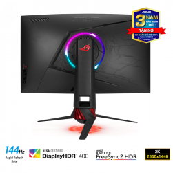 Màn Hình Game Cong ASUS ROG Strix XG32VQR 32 inch WQHD HDR 144Hz Aura Sync FreeSync2