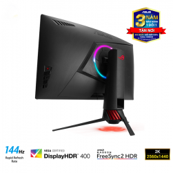 Màn Hình Game Cong ASUS ROG Strix XG32VQR 32 inch WQHD HDR 144Hz Aura Sync FreeSync2