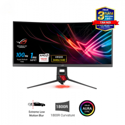 Màn Hình Game Cong ASUS ROG Strix XG35VQ 35 inch Ultra Wide QHD1ms MPRT 100Hz 21:9 100Hz Aura Sync FreeSync