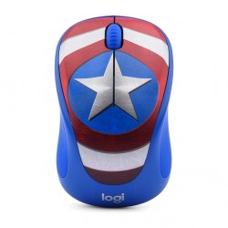 Chuột máy tính Logitech M238 - Captain America (Đội trưởng Mỹ)