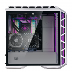 Vỏ case CoolerMaster MasterCase H500P TG MESH WHITE ARGB