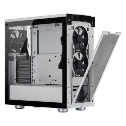 Vỏ Case Corsair cường lực 275R Airflow TG White (CC-9011182-WW)