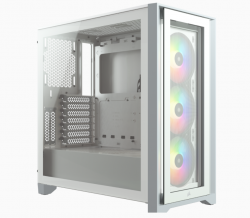 Vỏ máy tính Corsair iCUE 4000X RGB TG White