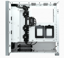 Vỏ máy tính Corsair iCUE 4000X RGB TG White