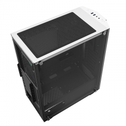 Vỏ case GAMEMAX Diamond White - LED Strips - 1 Fan rainbow