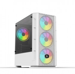 Vỏ case KENOO ESPORT G362 - Màu Trắng - (Size M-ATX)