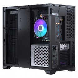Vỏ case Metallic Gear Neo Qube ATX Case, Digital RGB, Glass, Black (MG-NE620Q_DBK01)