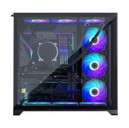 Vỏ case Metallic Gear Neo Qube ATX Case, Digital RGB, Glass, Black (MG-NE620Q_DBK01)
