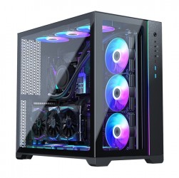 Vỏ case Metallic Gear Neo Qube ATX Case, Digital RGB, Glass, Black (MG-NE620Q_DBK01)