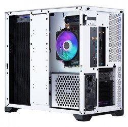 Vỏ case Metallic Gear Neo Qube ATX Case, Digital RGB, Glass, White (MG-NE620Q_DWT01)