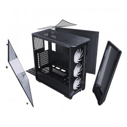 Vỏ Case Phanteks Eclipse P400 Air, Tempered Glass, D-RGB Lighting (Mid Tower/Màu Đen) PH-EC400ATG_DBK01