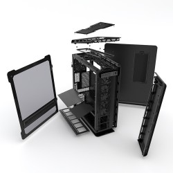 Vỏ case Phanteks Enthoo Elite Extreme, RGB Lighting, Tempered Glass Window, Dual System Support, Black (PH-ES916E_BK)