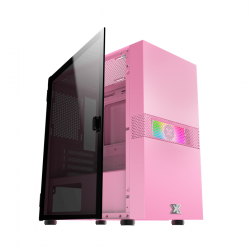 Vỏ case Xigmatek FADIL QUEEN 1F - EN48090 (Màu Hồng/ 1 Fan RGB)