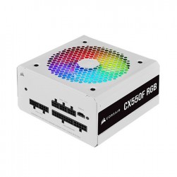 Nguồn máy tính Corsair CX550F RGB White 80 Plus Bronze - Full Modul