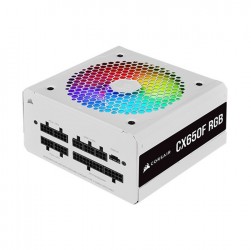 Nguồn máy tính Corsair CX650F RGB White 80 Plus Bronze - Full Modul