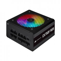 Nguồn máy tính Corsair CX750F RGB Black 80 Plus Bronze - Full Modul