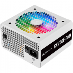 Nguồn máy tính Corsair CX750F RGB White 80 Plus Bronze - Full Modul