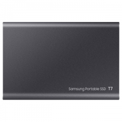 Ổ Cứng Di Động SSD Samsung T7 Portable 500GB 2.5 inch USB 3.2 Xám (Đọc 1050MB/s - Ghi 1000MB/s)-(MU-PC500T/WW)