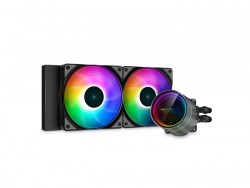 Tản nhiệt nước CPU DEEPCOOL CASTLE 240EX A-RGB (2 Fan 12cm/ Màu Đen)