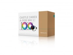 Tản nhiệt nước CPU DEEPCOOL CASTLE 240EX A-RGB WH (2 Fan 12cm/ Màu Trắng)
