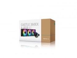 Tản nhiệt nước CPU DEEPCOOL CASTLE 360EX A-RGB (3 Fan 12cm/ Màu Đen)