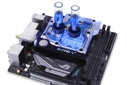 Linh kiện tản nhiệt nước - MONO BLOCK CPU EK-FB ASUS Z270I/Z370I Strix RGB Monoblock - Nickel
